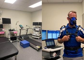 Photo of the metabolic testing lab